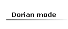 Dorian mode