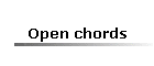 Open chords